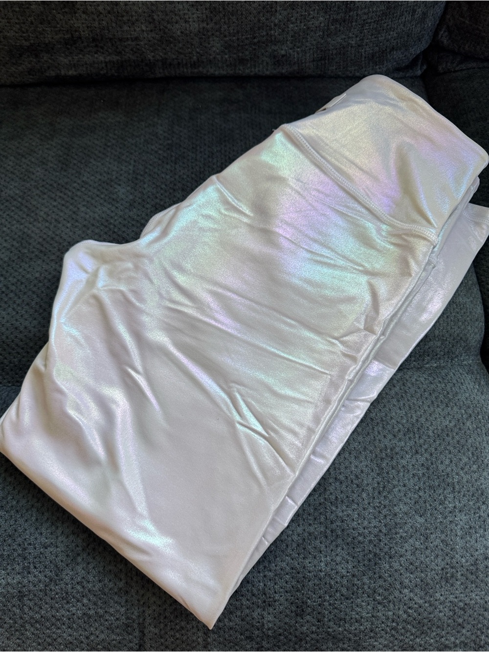 ZYIA Iridescent White Leggings Women’s 6-8